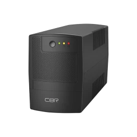 Башенный линейно-интерактивный ИБП/ ИБП CBR [UPS-TWP-101J-650] 650VA/390W, Schuko CEE 7 x2 outlets, LED, AVR, SEC, 12V/7Ah