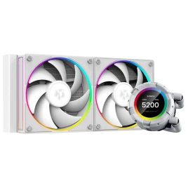 Вентилятор ID-Cooling SL240 WHITE /LCD SCREEN /300W /all Intel /all...