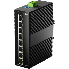 Промышленный коммутатор/ 8-Port Aluminum Industrial Switch, 1000Mbps 8-Port RJ45, Din-rail...