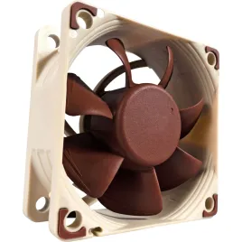 Кулер для корпуса/ Case Cooler Noctua NF-A6X25 5V PWM (60x60x25mm, 4-pin PWM, 29.2CFM, 19.3dBA, 3000RPM, Beige/Brown)