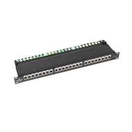 Экранированная патч-панель модели Cat6а - предназначена для организаци