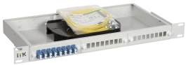 ITK 1U кросс укомплектованный: SC (Simplex) 6шт; (OS2)