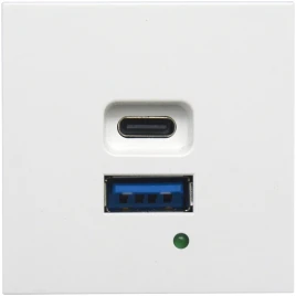 Donel USB зарядное устройство, 4.2A , 65W, Type A + C, 2 мод., бел. (4