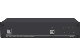 Передатчик сигнала HDMI, Audio, RS-232, ИК, USB и Ethernet по волоконн