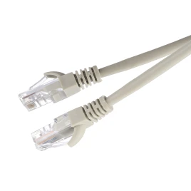 Патч-корд/ Патч-корд GoPower RJ-45 (m)-RJ-45 (m) 3.0м кат.5е ПВХ 26AWG CCA серый в пакете (1/100)