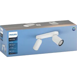 Philips PONGEE bar/tube white 2xNW 230V