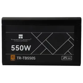Блок питания 550W/ Power Supply Thermalright, 550W 80+ Bronze (ATX, 3.0, Non-modular, 1x24(20+4)pin 550mm, 1xCPU*2 8(4+4)pin 600+150mm, 1xPCIe 8(6+2)pin 450mm, 1xSATA*3+MOLEX4pin*1 400+150+150+150mm, 1xSATA*2+MOLEX4pin*2 400+150+150+150mm, Active, 120x120