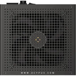 Блок питания ПК/ Power Supply Ocypus Iota P850, Model P850-GF, 850W 80+ Gold (ATX, 3.1, Full modular, 1x24(20+4)pin, 2xCPU 8(4+4)pin, 3xPCIe*2 8(6+2)pin, 1x12V-2x6, 8xSATA3 , Active, 120x120mm, 150x140x86mm, APFC, black)