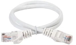 ITK RJ45(m) - RJ45(m) Cat. 5e U/UTP PVC 5м белый