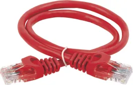 ITK RJ45(m) - RJ45(m) Cat. 5e U/UTP PVC 1м красный