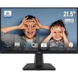 Монитор/ MSI PRO MP225 21,5'', 1920x1080, IPS, 178x178, 250nit, 100Hz,