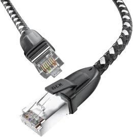 Greenconnect RJ45(m) - RJ45(m) Cat. 6 15м черно-белый