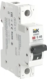 ARMAT Авт. выкл. M06N-DC 1P C 40А IEK