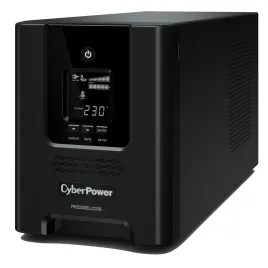 ИБП CyberPower PR2200ELCDSL, Line-Interactive, 2200VA/1980W, 8 IEC-320 С13, 1 IEC C19 розеток, USB&Serial, SNMPslot, LCD дисплей, Black, 0.5х0.6х0.3м., 28.4кг., замена для АРС SMC2000I, SMC2000I-RS и SMT2200I/ UPS Line-Interactive CyberPower PR2200ELC