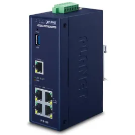 шлюз/ PLANET IVR-100 Industrial 5-Port 10/100/1000T VPN Security Gatew