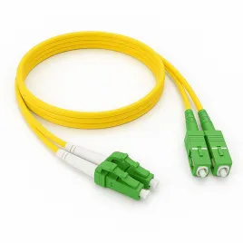 Патч-корд ADVANT ADVOS2-PCD03-SCSC-UU-LY, Duplex, тип волокна: SM 9/125 (OS2). Разъемы: LC/APC-SC/APC. Длина: 3, оболочка: LSZH, диаметр кабеля: 3