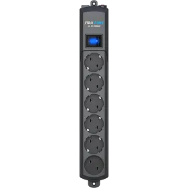 Сетевой фильтр Pilot S Max (5 евро + 1GP), 16А/3.5кВа, автомат, 7 м, графит/ Surge protector Pilot S Max (5 euros + 1GP), 16A/3.5kVA, automatic, 7 m, graphite