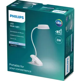 Philips Donutclip DSK201 PT 3W 40K W USB 02