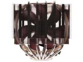 Кулер для процессора/ CPU Cooler Noctua NH-D15 (183W, 4-pin PWM, 165mm, Al/Cu, 6x6mm, 2x140mm, 82.43CFM, 24.6dBA, 1500RPM, S: 1851/1700/1200/115X, AM5/AM4, Beige/Brown)