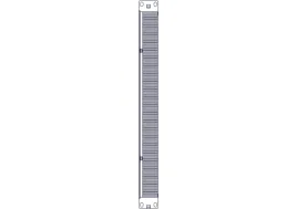 System Electric, серия Uniprom, 1U, 2шт, черный