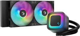 Система водяного охлаждения Deepcool LE240 V2 ARGB Soc-AM5/AM4/1200/1700/1851 черный 4-pin...