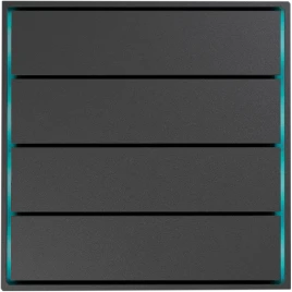 Donel Сенсорный кнопочный модуль KNX, 4 группы, метеорит. Серия устрой