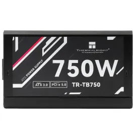 Блок питания 750W/ Power Supply Thermalright, 750W 80+ Bronze (ATX, 3.0, PCIe 5.0, Full modular, 1x24(20+4)pin, 2xCPU 8(4+4)pin, 4xPCIe*2 8(6+2)pin, 3xSATA3, 1x12+4pin (12VHPWR PCIe 5.0 12+4pin 600mm), 3xMOLEX4pin, Active, 120x120mm, 150x140x86mm, APFC, b