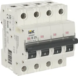 ARMAT Авт. выкл. M10N 4P B 25А IEK