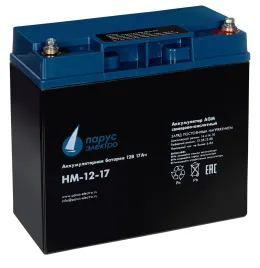 Battery Parus Electro, HM-12-17, 12V, 17Ah