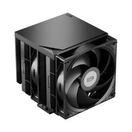 Кулер для процессора/ CPU Cooler PCCooler RT720 TC BK (270W, 4-pin PWM, 157.5mm, Al/Cu, 7x6mm, 2x120mm, 73.32CFM, 34.9dBA, 2200RPM, S: 1851/1700/1200/115X, AM5/AM4, black)