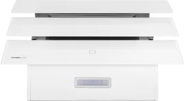 HOMSAir VERTICAL 60 Glass White