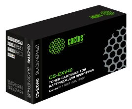 Картридж лазерный Cactus CS-EXV40 C-EXV40 черный (6000стр.) для Can