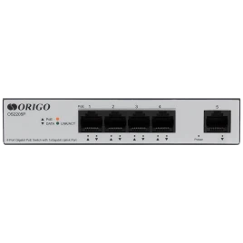 Коммутатор/ Unmanaged Switch 4x1000Base-T PoE, 1x1000Base-T, PoE Budget 60W, Long-range...
