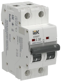ARMAT Авт. выкл. без тепл. расц. M10N-MA 2P C 32А IEK