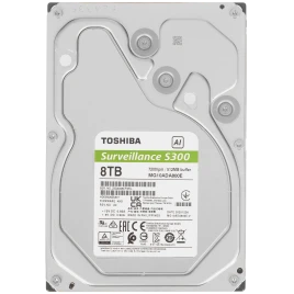 Жесткий диск/ HDD Toshiba SATA3 8Tb S300 AI Surveillance (CMR)...