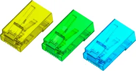 Коннектор Greenconnect цветной RJ-45 cat.5e UTP Male