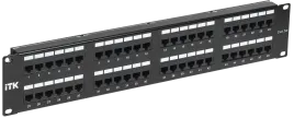 2U патч-панель кат.5Е UTP, 48 портов (IDC Dual)