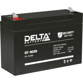 Батарея DELTA серия DT, DT 4035, напряжение 4В, емкость 3.5Ач...