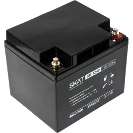 2538 SKAT SB 1240, 12В, 40Ач, максимальный ток заряда 12 А. Тип клеммы