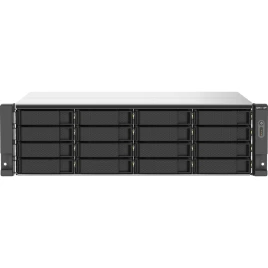 Сетевое хранилище без дисков/ SMB QNAP TS-1673AU-RP-16G NAS 16 HDD tra