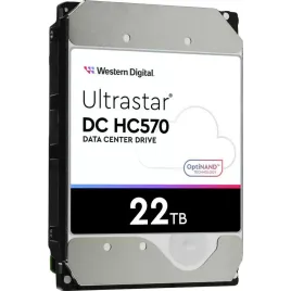 Жесткий диск/ HDD WD SAS Server 22Tb Ultrastar DC HC570 7200 12Gb/s 512MB 1 year warranty (replacement WUH722020BL5204, MG10SCA20TE, ST20000NM002D, ST20000NM007H)