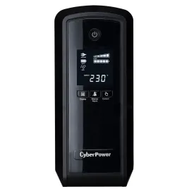 ИБП CyberPower CP900EPFCLCD, Line-Interactive, 900VA/540W, 6 Schuko розеток, USB, RJ11/RJ45, LCD дисплей, Black, 0.33х0.36х0.2м., 8.3кг./ UPS Line-Interactive CyberPower CP900EPFCLCD 900VA/540W USB/RJ11/45 (6 EURO), с чистым синусом при работе от АКБ