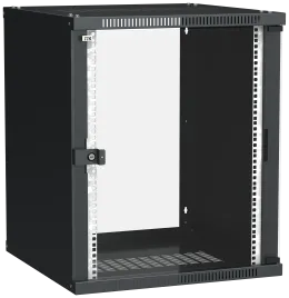 ITK Шкаф LINEA WE 15U 600x600мм дверь стекло черный