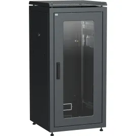 ITK Шкаф сетевой 19" LINEA N 18U 600х800 мм стеклянная передняя дверь
