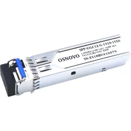 Модуль/ OSNOVO SFP Модуль LC, 1,25 Гбит/c, до 3км, Tx:1310/Rx:1550,...