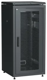 ITK Шкаф сетевой 19" LINEA N 28U 600х800 мм перфорированная передняя дверь черный