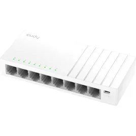 Коммутатор/ 8-Port Gigabit Desktop Switch, 8 10/100/1000M RJ45 Ports, Loop Detection, Desktop Plastic Case, Power Saving, Plug & Play, Wall-Mount,  Power Adapter Not Included