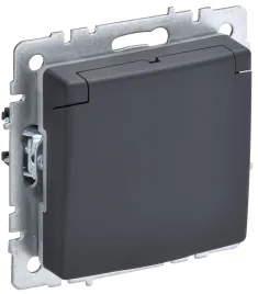 BRITE Роз. с з/к/ш с кр. 16А IP20 РСбш10-3-БрГ граф. IEK