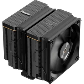 Кулер для процессора/ CPU Cooler Ocypus Iota A62 BK (260W, 4-pin PWM, LED temp., 158mm, Al/Cu, 6x6mm, 2x120mm, 77CFM, 29dBA, 2000RPM, S: 1851/1700/1200/115X, AM5/AM4, black)