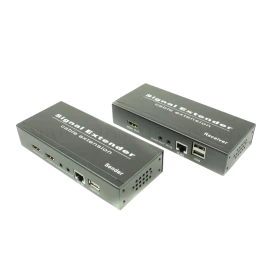 Комплект/ TLN-HiKM2+RLN-HiKM2 Комплект для передачи HDMI, 2хUSB(клавиатура+мышь) и ИК управления по сети Ethernet. Расстояние передачи "точка-точка" до 190м. Стандарт видеосжатия H.264(AVC). Разрешение до 1920x1080(60Гц), 36бит. Поддержка HDMI 1